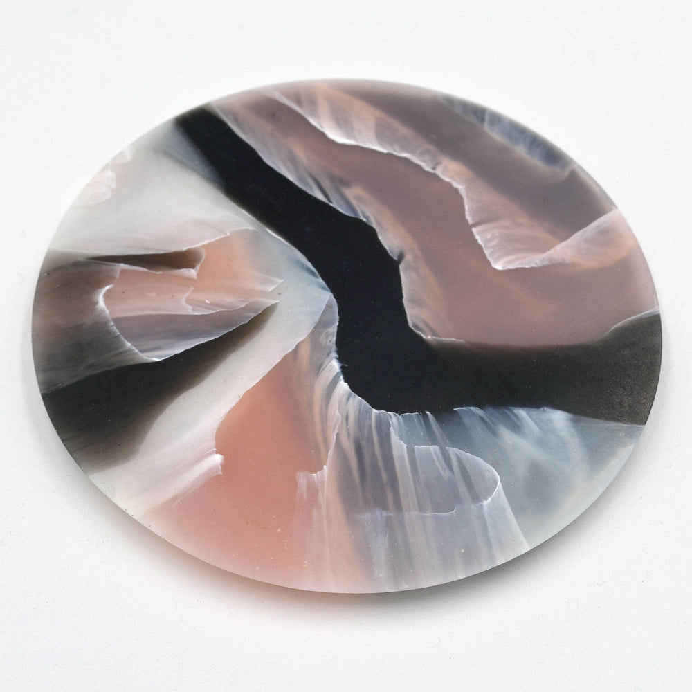 Recycled Plastic Coaster Tortoiseshell Rose Quartz