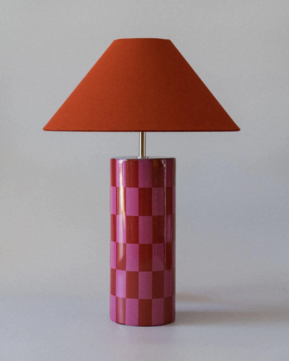 Ombrellina Renaissance Rose + Rust Red Table Lamp