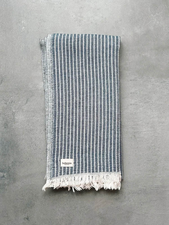 Portobello Hammam Towel - Indigo