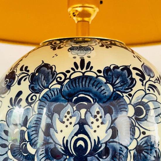 Antique Delft Lamp