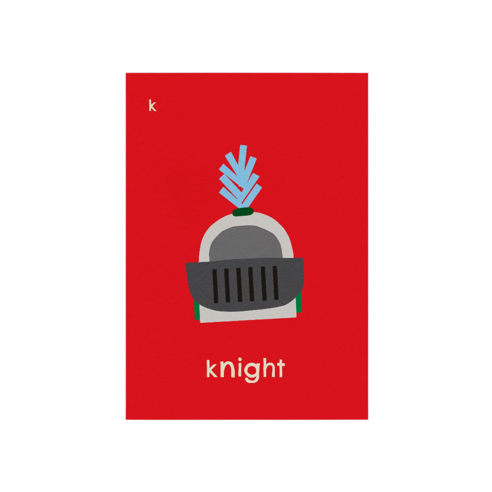 K for Knight Print