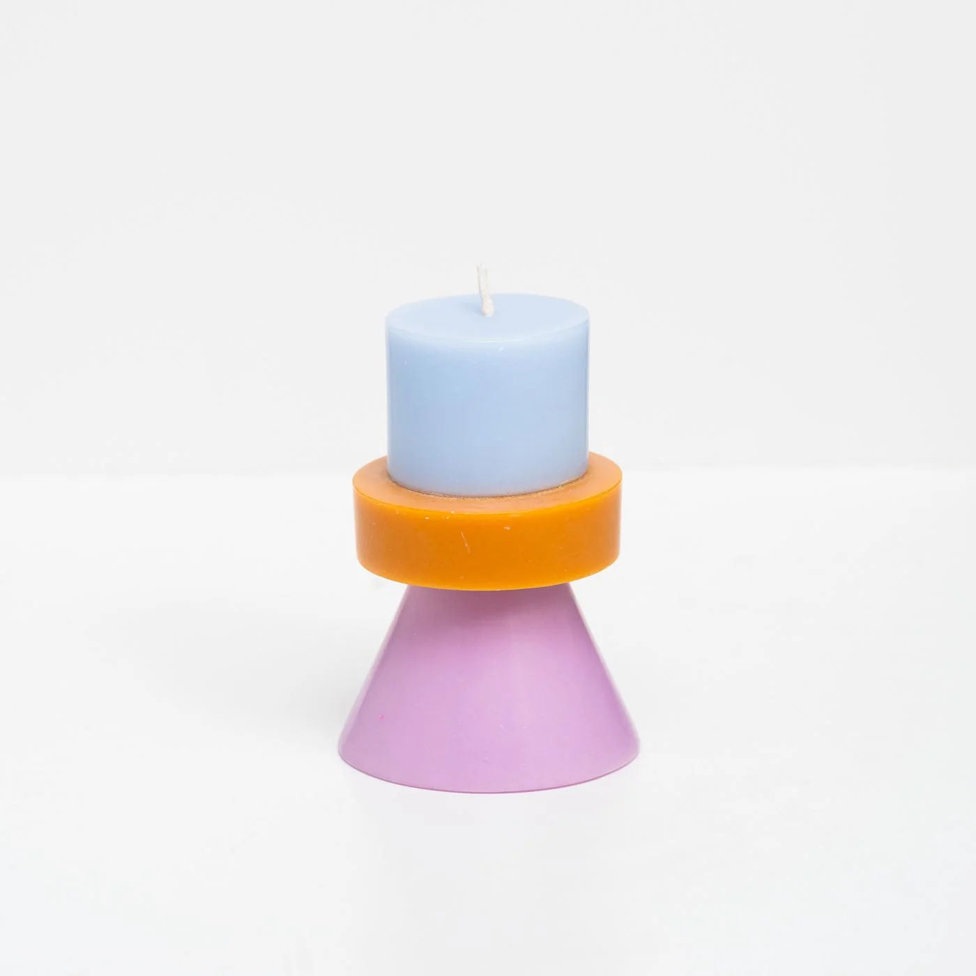 Stack Candle Mini - Sky / Caramel / Violet