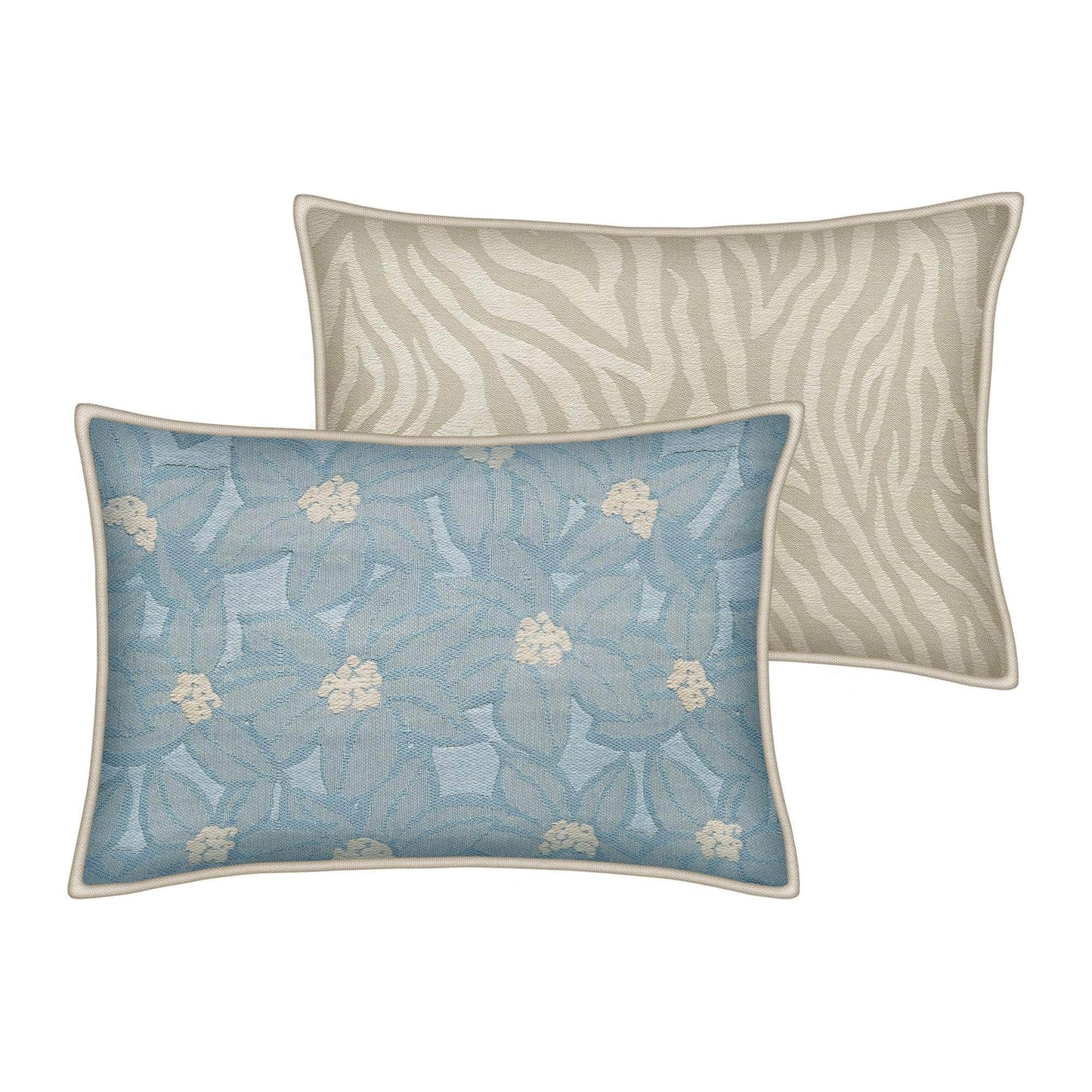 Double Sided Cushion Michelle Ice x Amina Sand Ecru