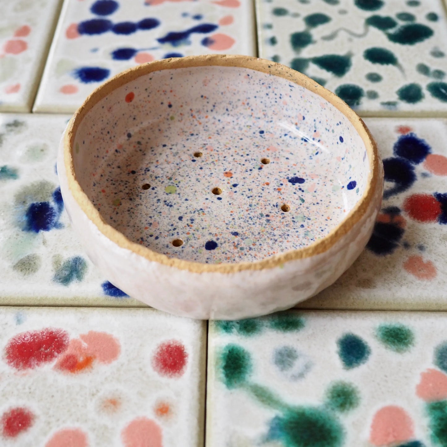 Handmade Multicolour Speckled Soap Sish