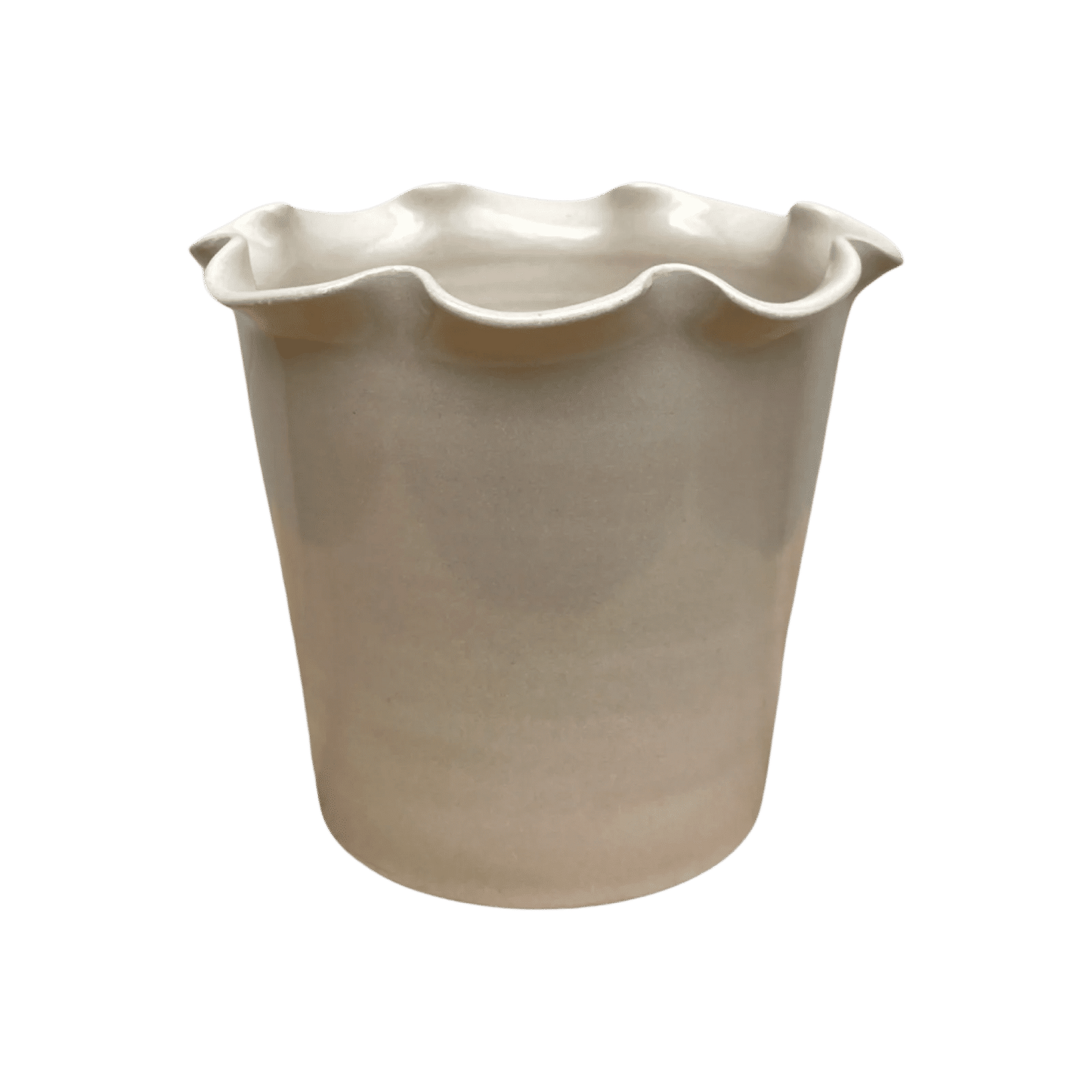 Frilly Pot - Stoneware.