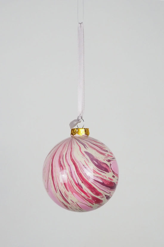 Large Berry Marbled Bauble