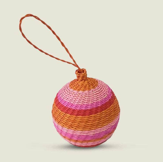 Palmito Woven Baubles (Set of 4)