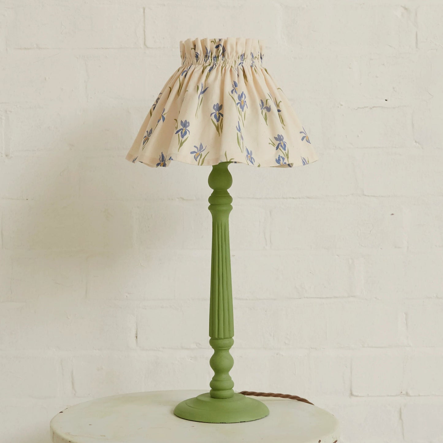 Iris, Calico Skirt Lampshade