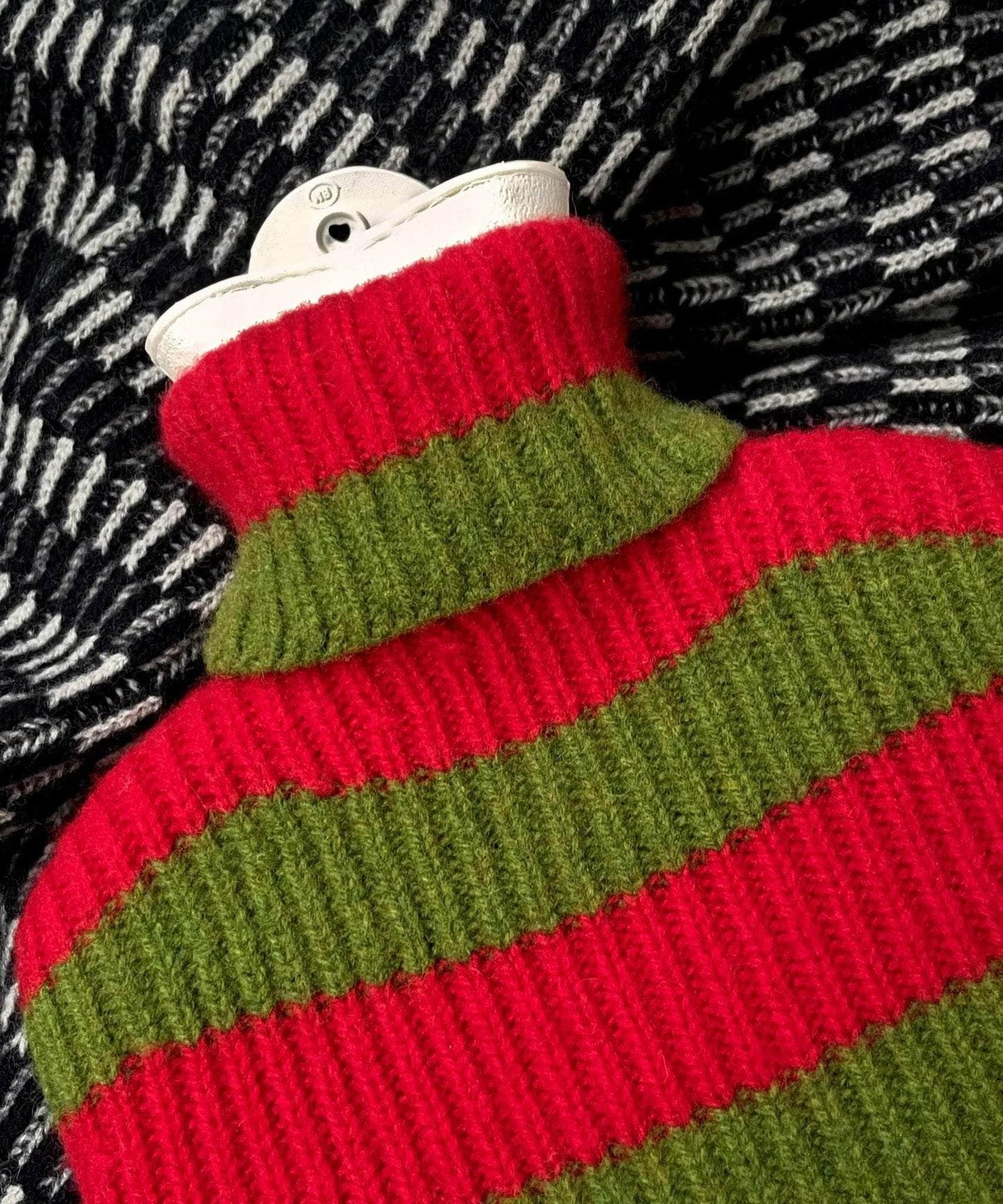 WATERMELON PUNCH - Felted Lambswool Hot Water Bottle