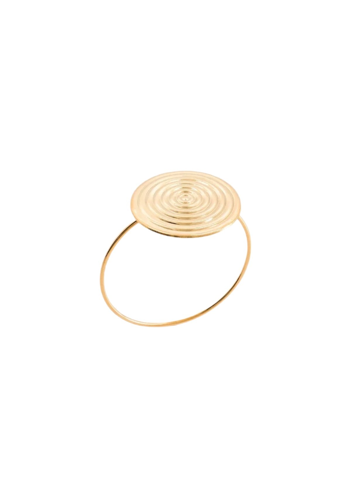 The Swirl Gold Napkin Ring