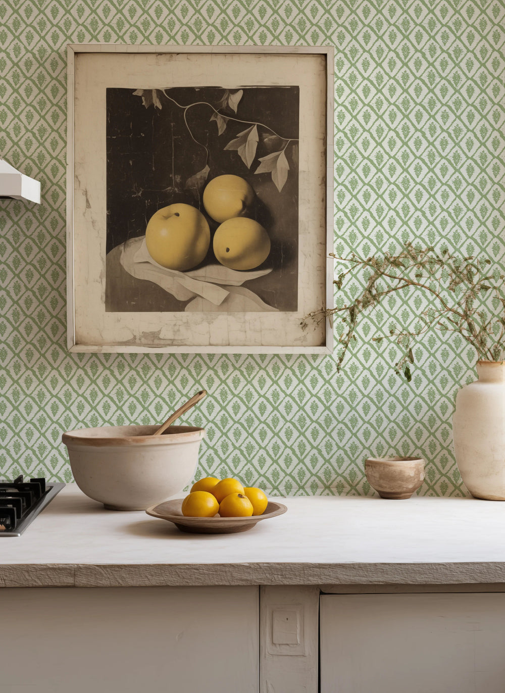 Jaipur Wallpaper - Light Green