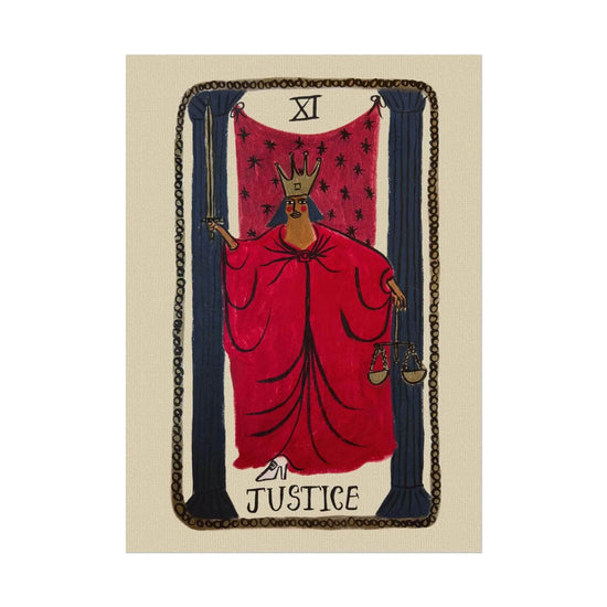 Tabby Booth Fine Art Tarot Print • Justice