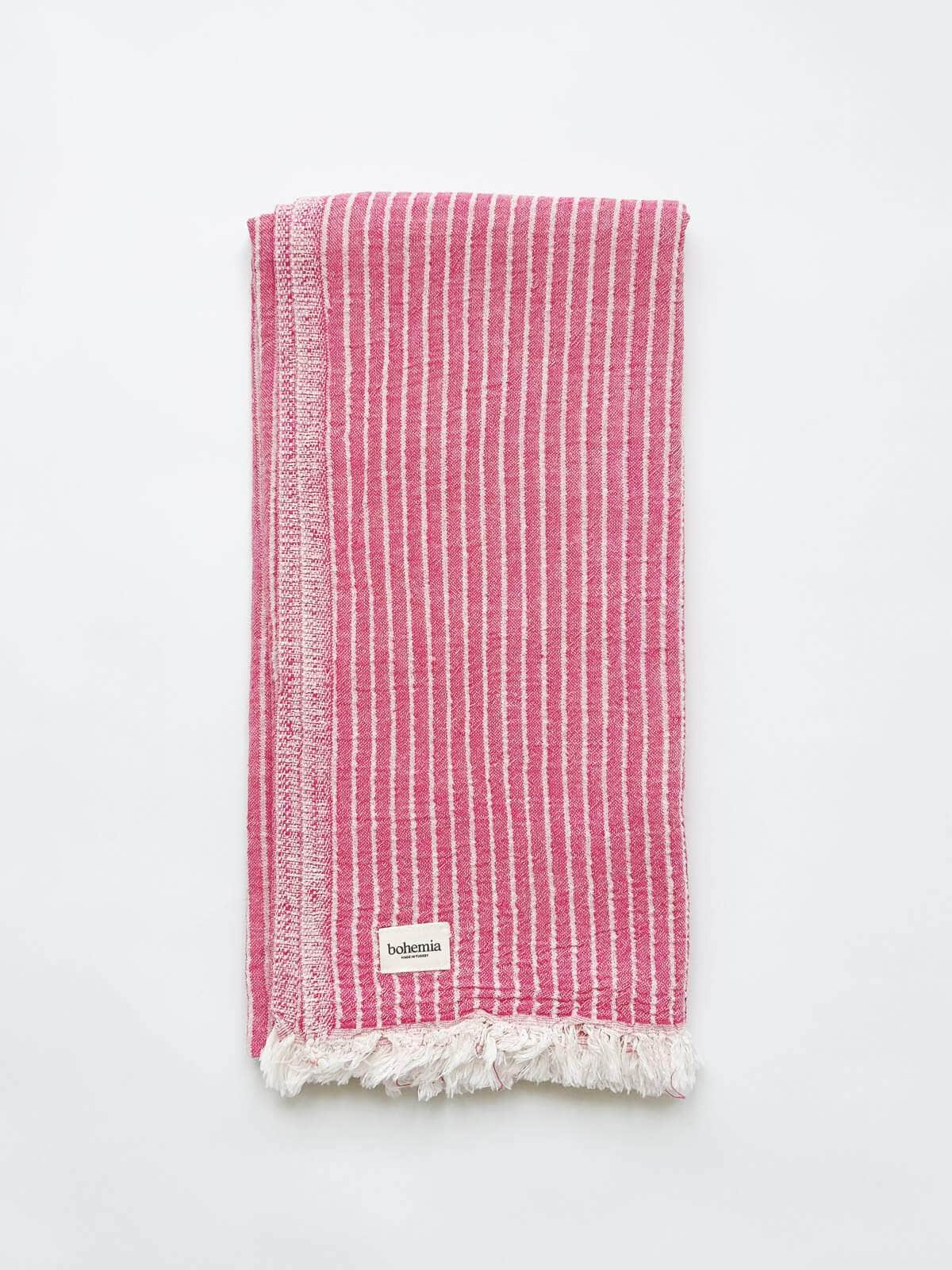 Portobello Hammam Towel - Flamingo