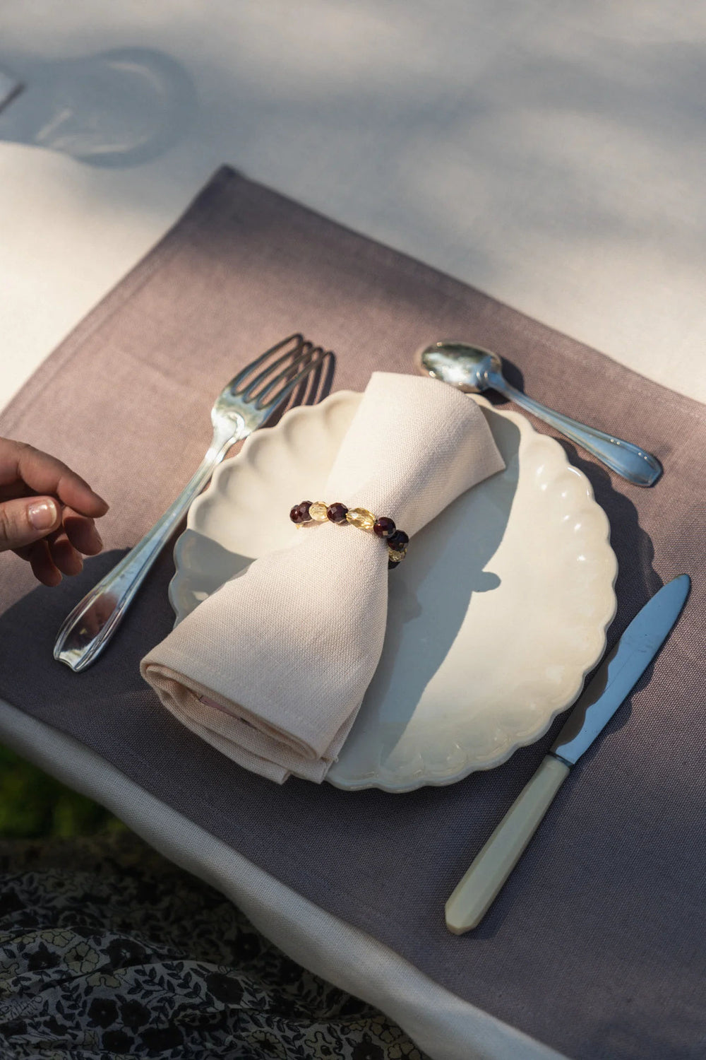 The Ivory Linen Napkin