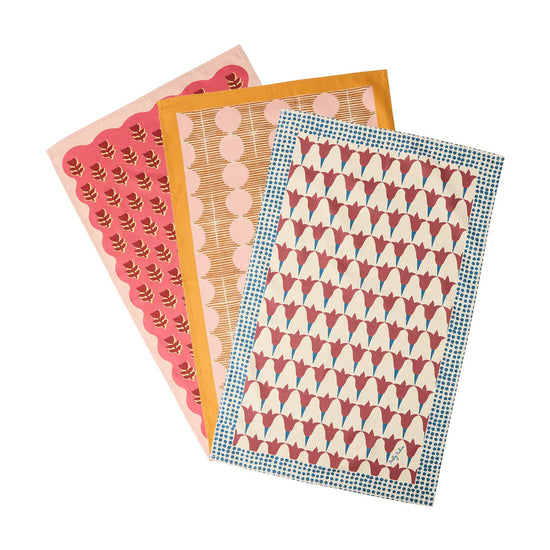 Tea Towel Set Tulip + Flower + Sunrise