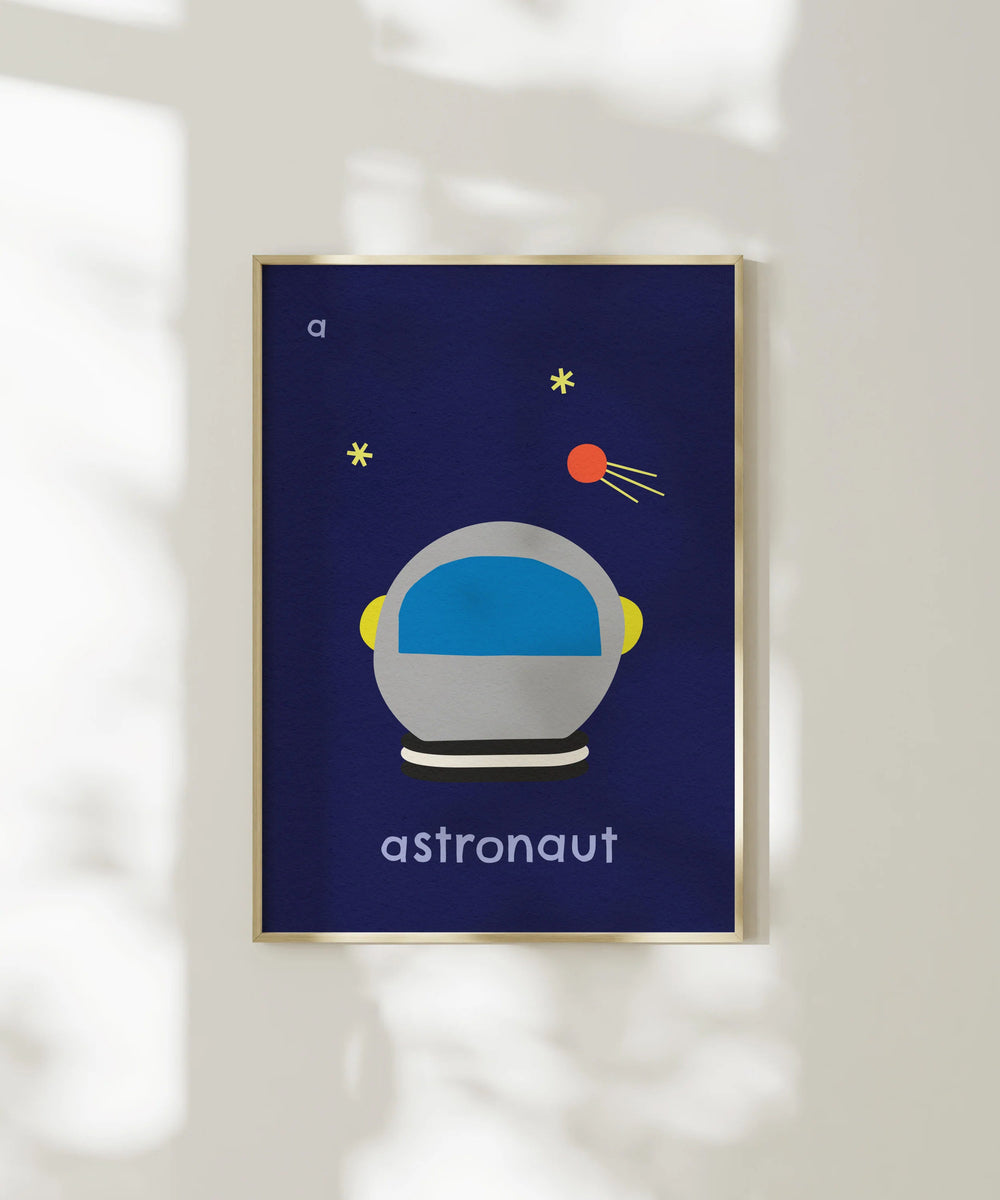 A for Astronaut Print