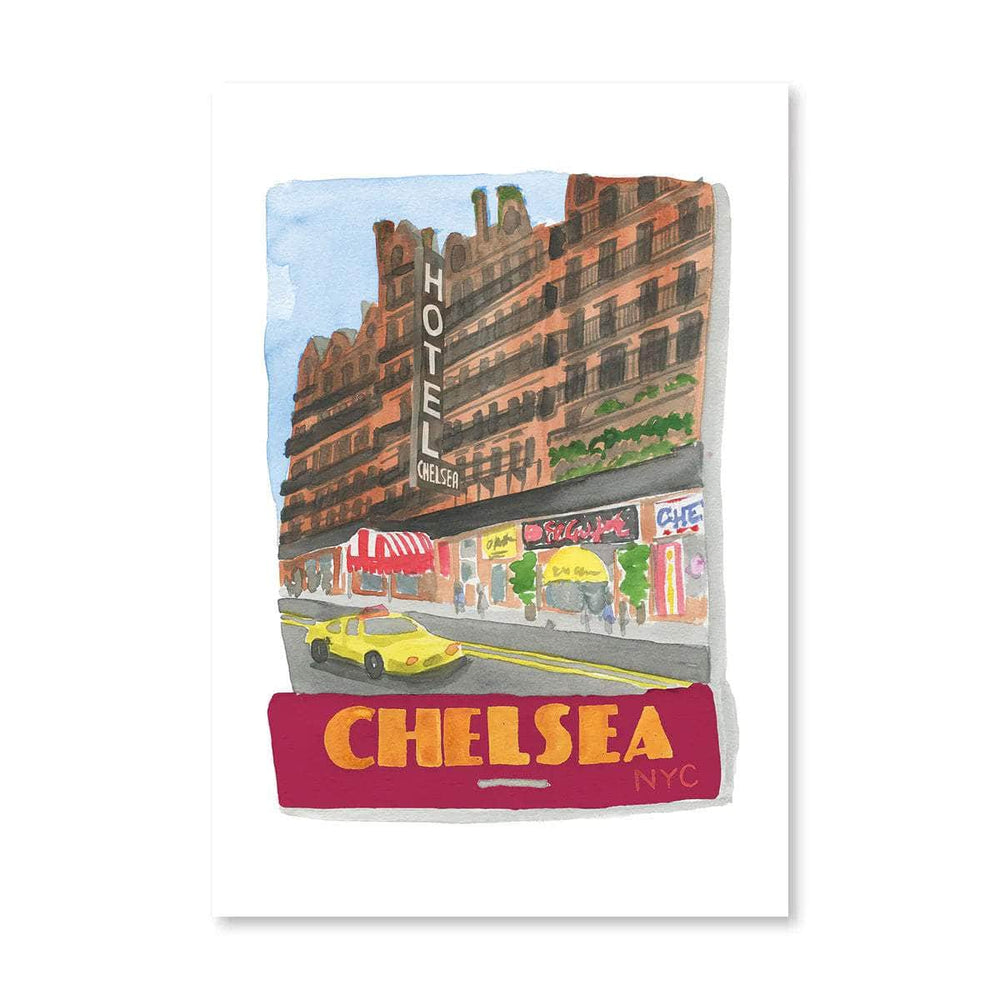 Chelsea NYC Matchbook Art Print