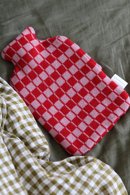 Pink and Red Arthur Hot Water Bottle