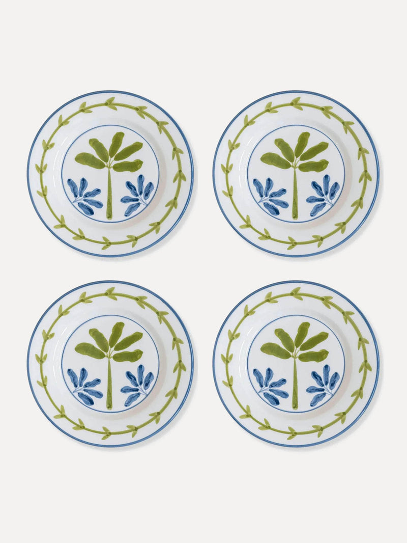 Bananeira Hand-Painted Ceramic Dessert Plate