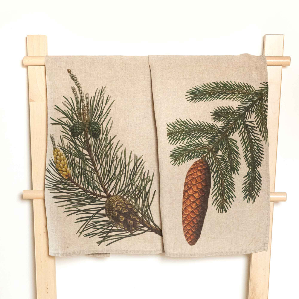 Linen Kitchen Towels SPRUCE & PINE Set of 2