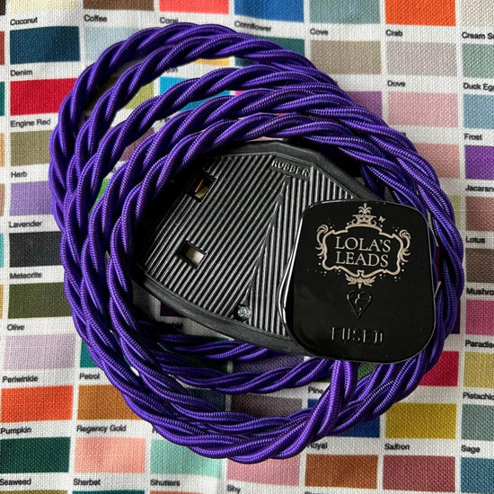 Fabric Extension Cable in Liberty Purple