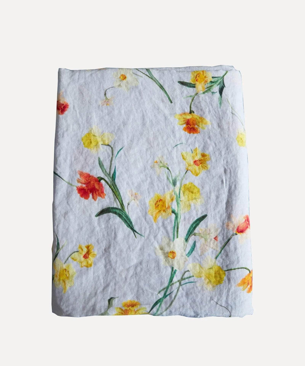 Daffodil Linen Tablecloth