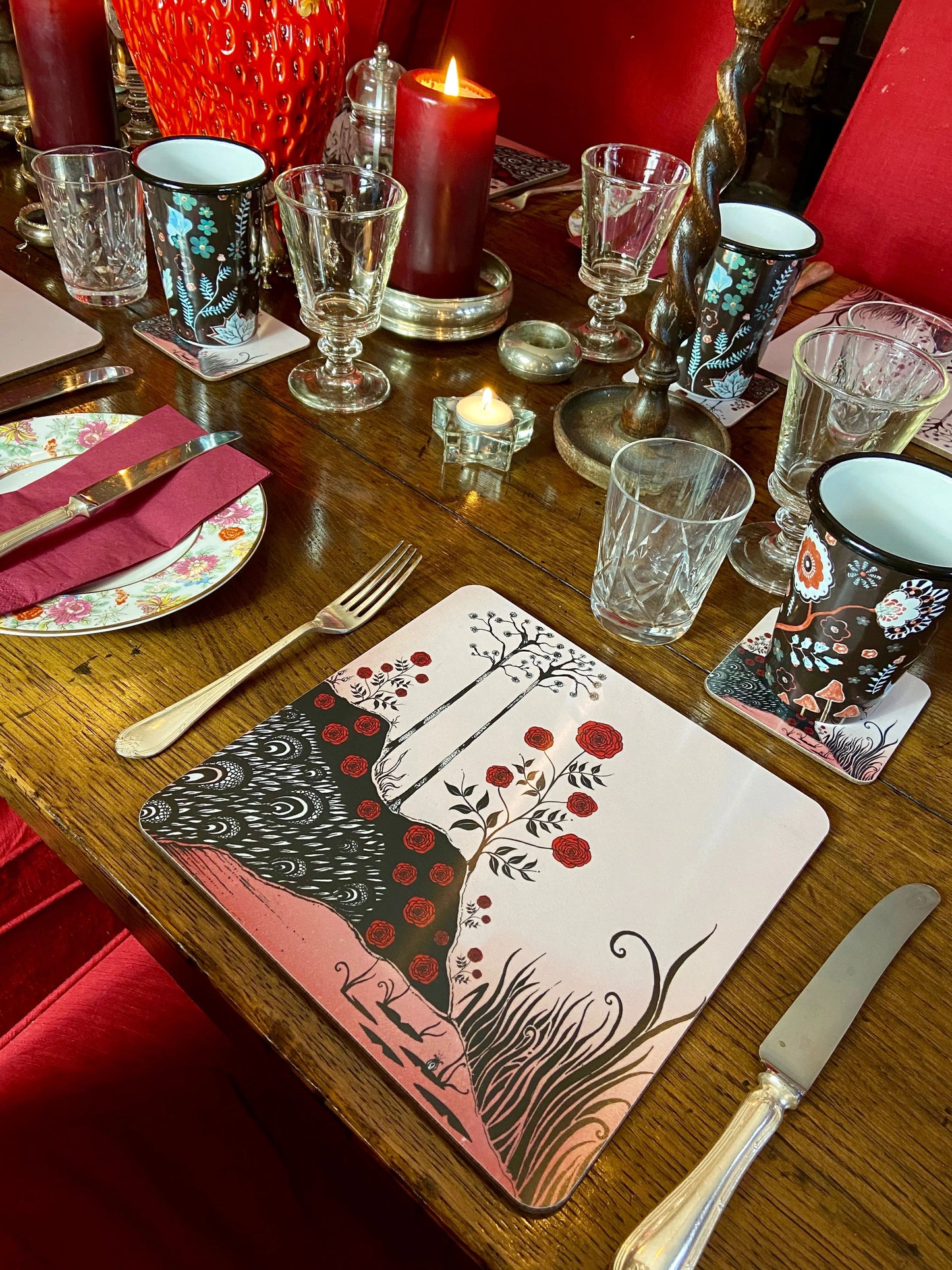 Rose Wood Placemat