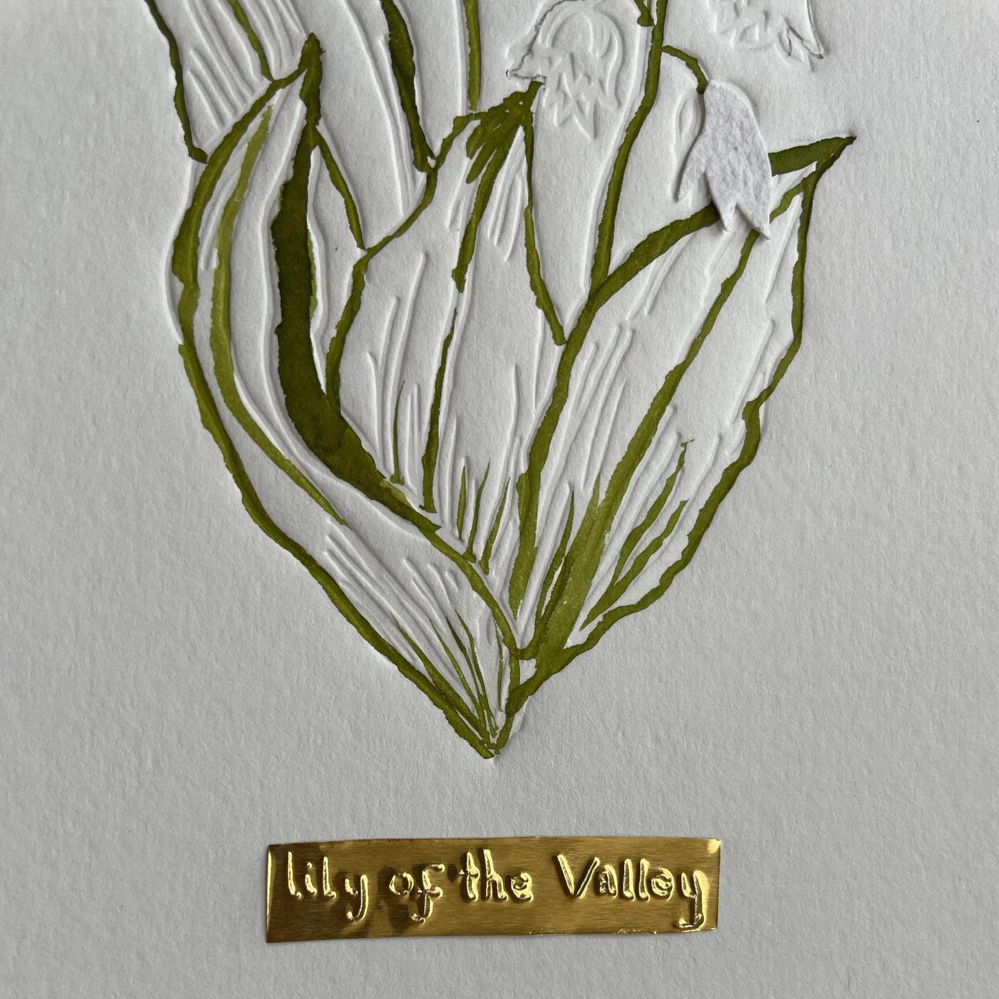 Limited Edition Lily of the Valley Embossing, Drawing and Tin