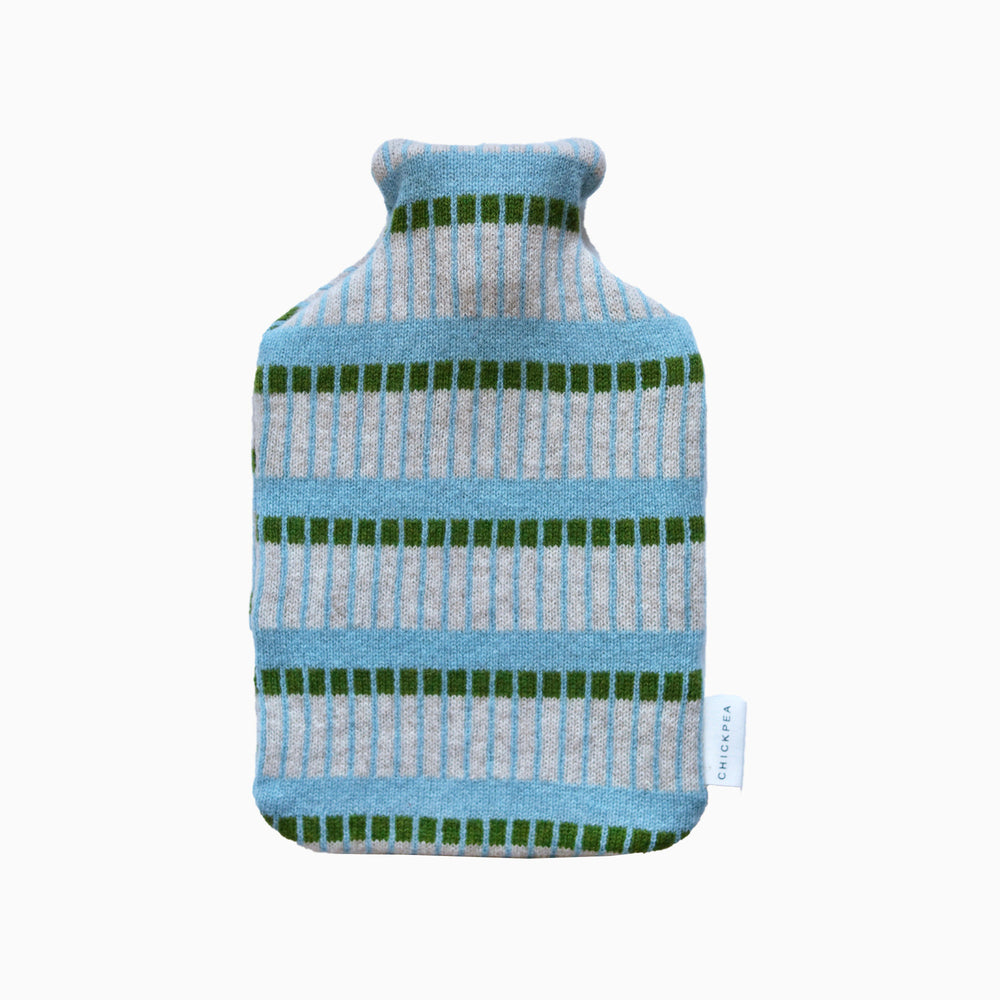 Blue and Moss Imber Hot Water Bottle