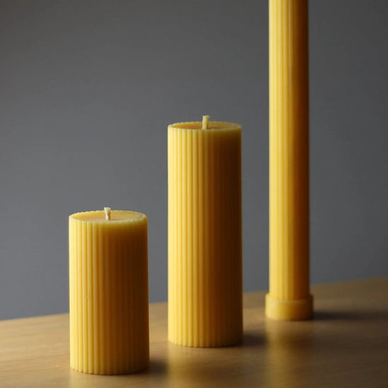 Cylinder Candles - Yellow