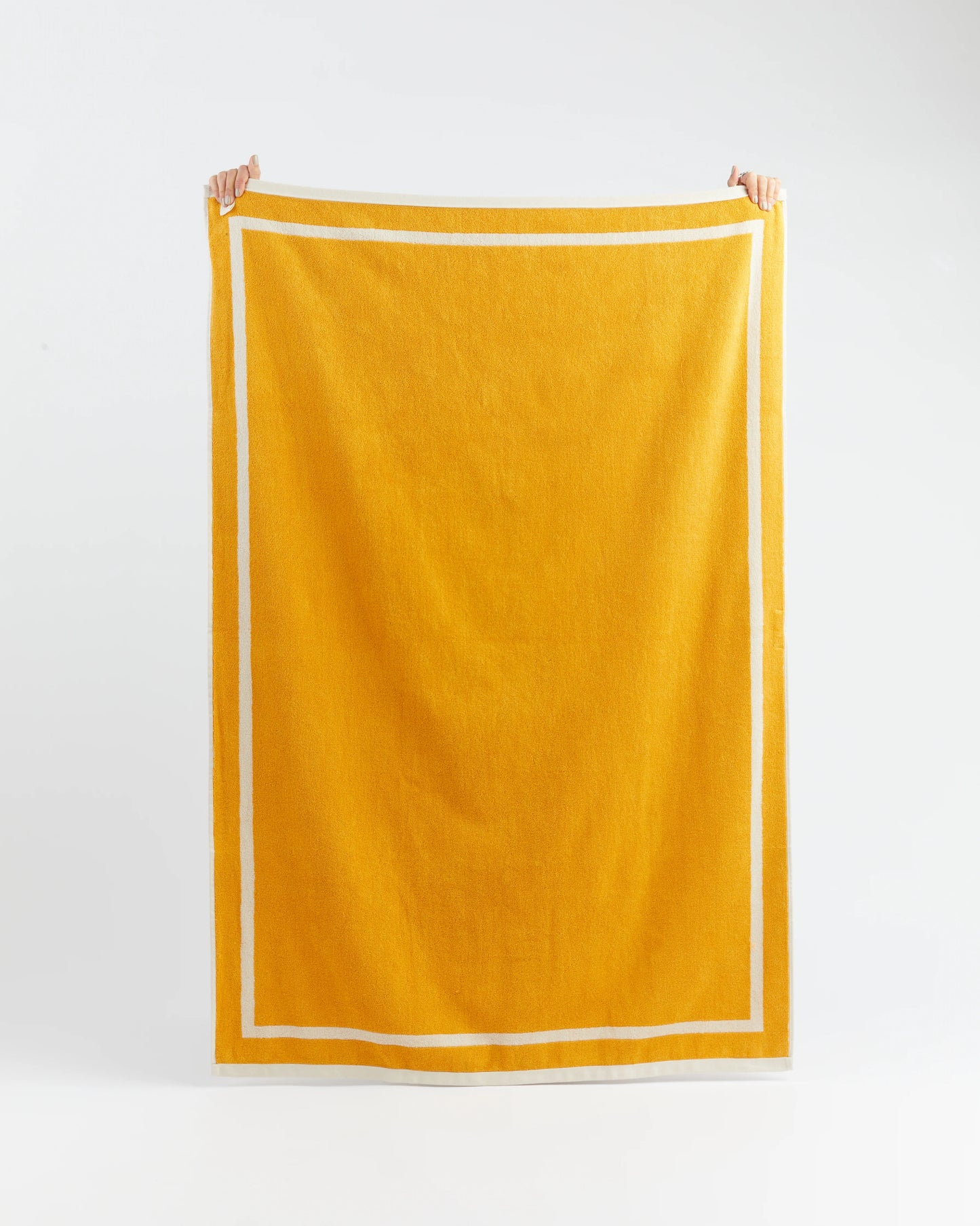 The Classic Ecru and Yellow Towel