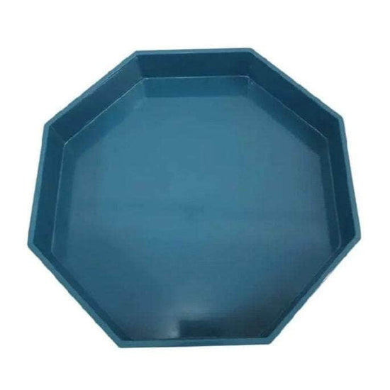 Octagon Tray - Blue