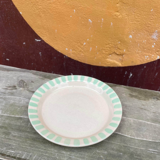 Small Striped Plate