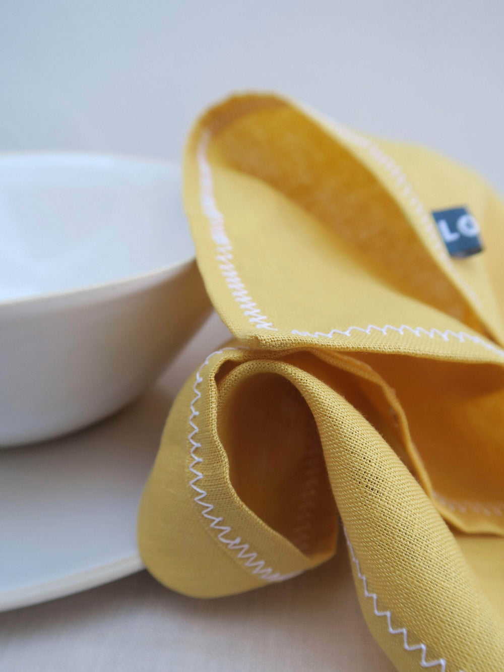 Irish Linen Napkin - Sunshine Yellow