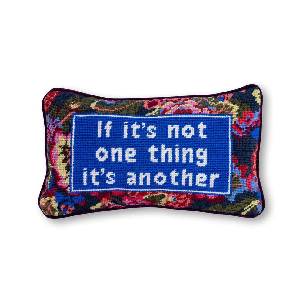 Not One Thing Needlepoint Pillow