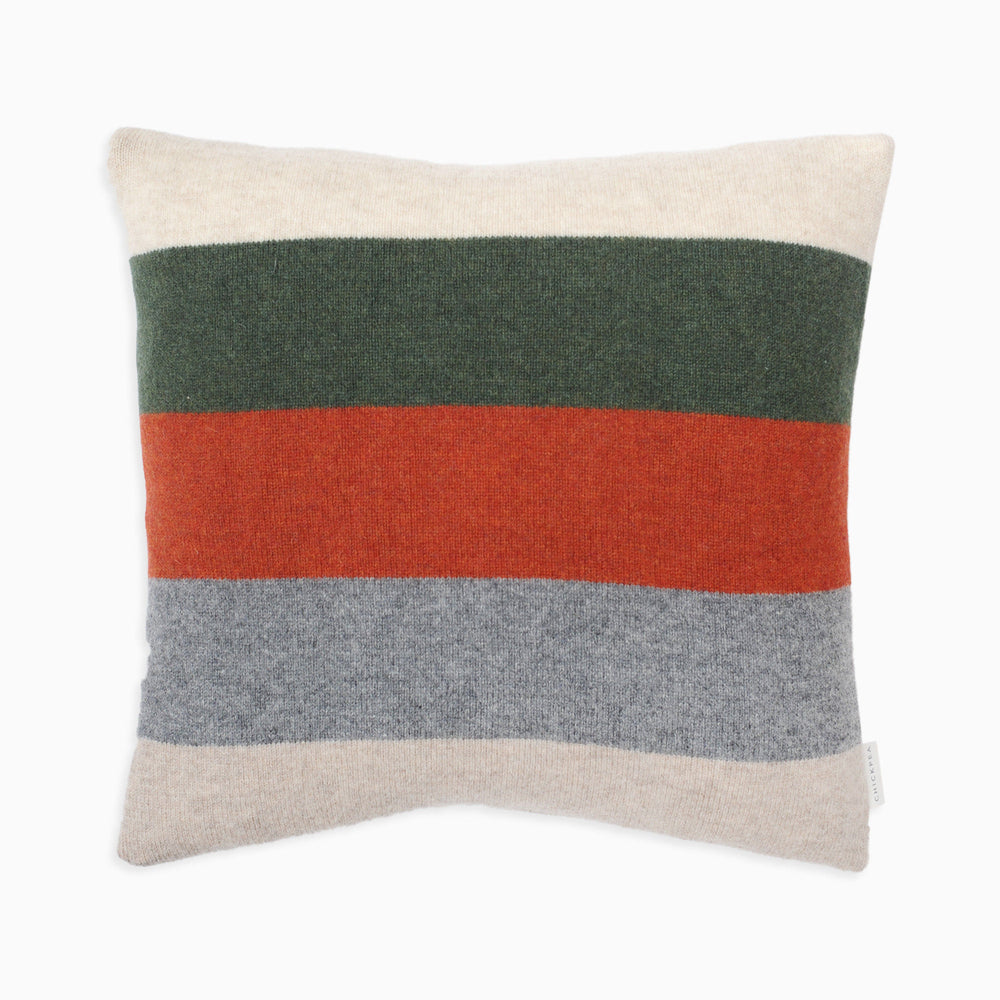 Colour Block Stripe Cushion