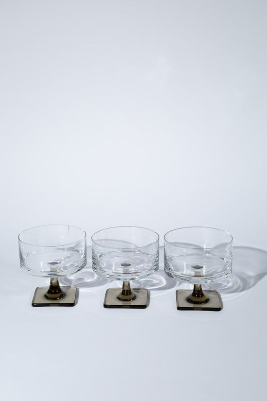 Set of Three Rosenthal Crystal Dessert Coupes