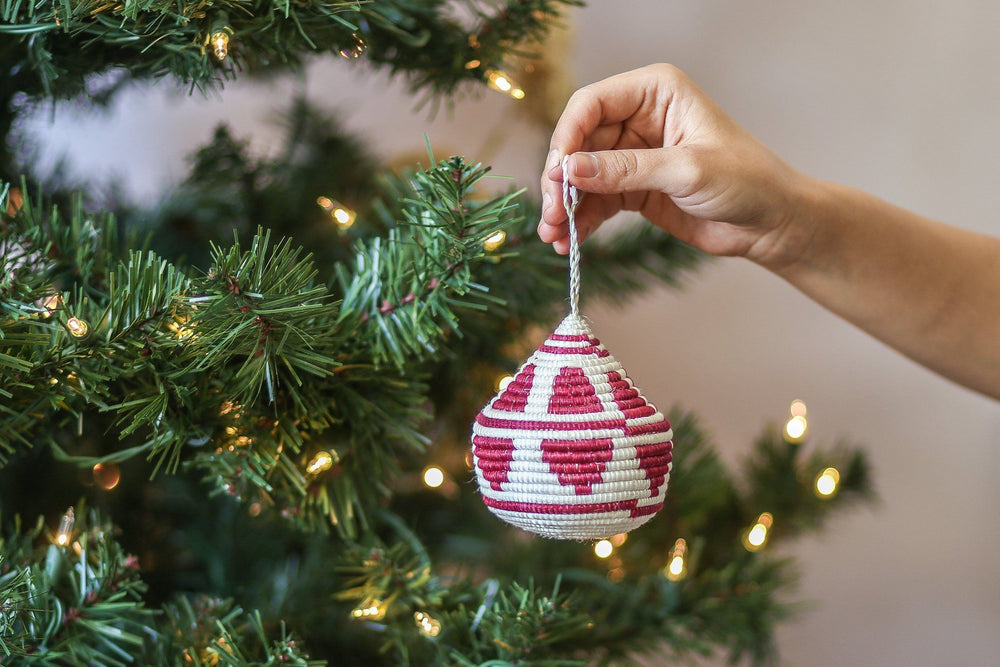 Red Bulb Holiday Ornament