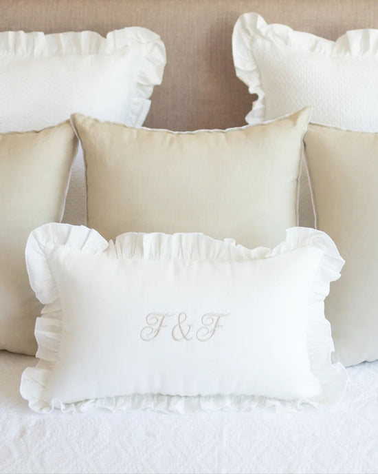 Personalised Decorative Ruffle Pillowcase