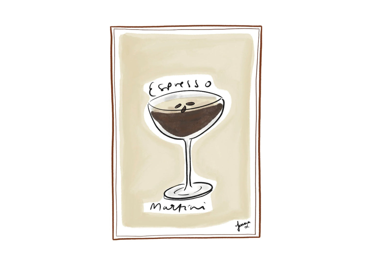 Espresso Martini Print