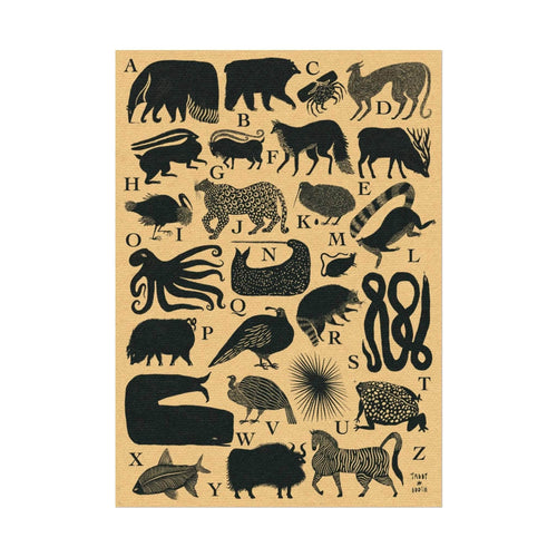 Tabby Booth Fine Art Print • Animal Alphabet