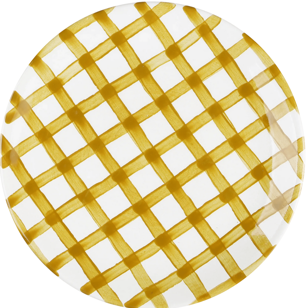 Vichy Yellow Plate