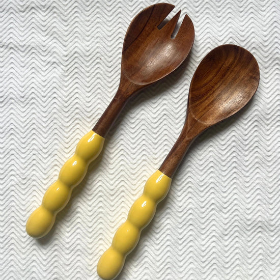 Bobbin Serving Spoons - Sunshine Yellow