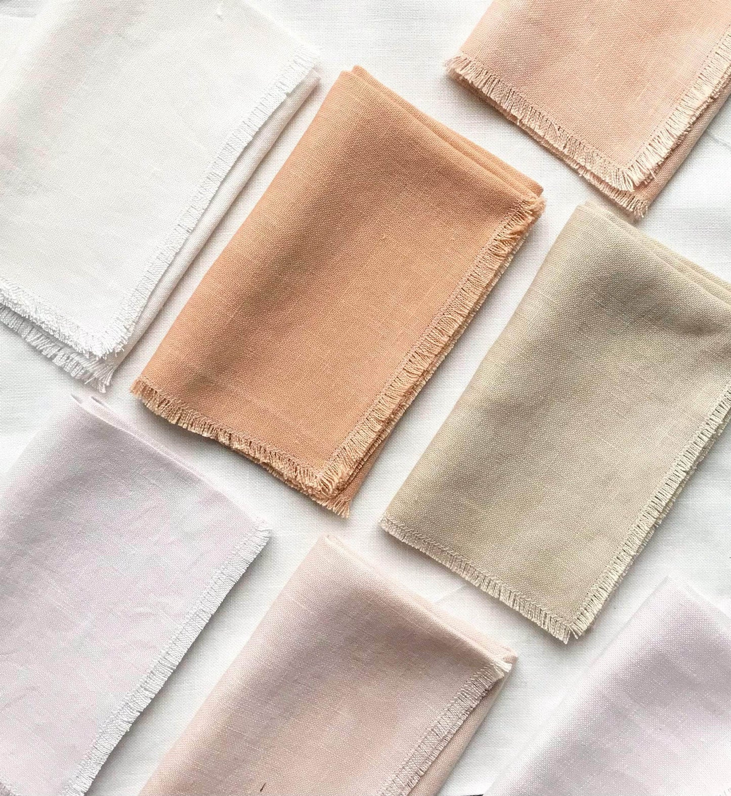 Naturally Dyed Assorted Blush Placemats - Set of Four