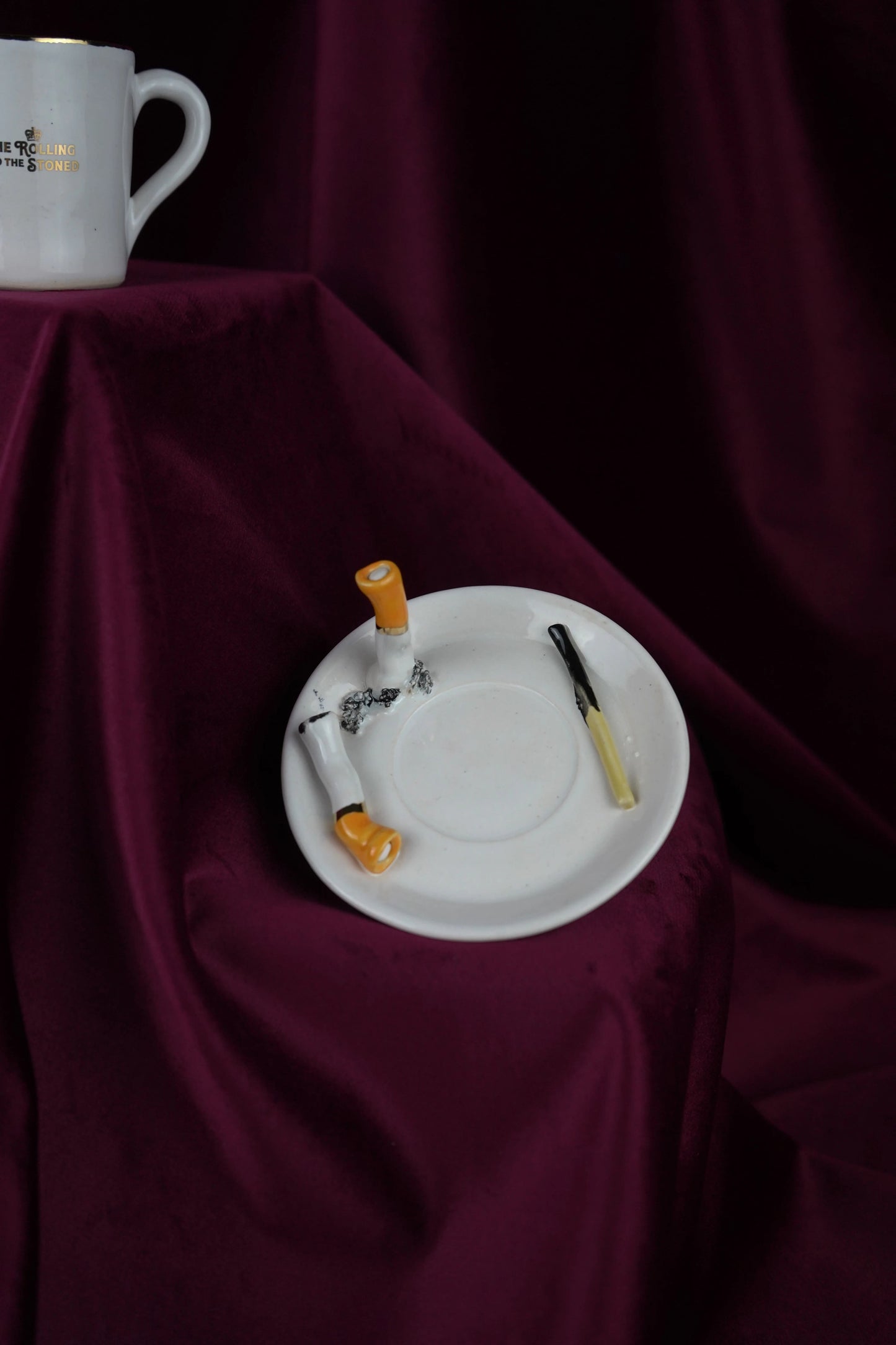 Matchstick & Cigs Espresso Cup & Saucer