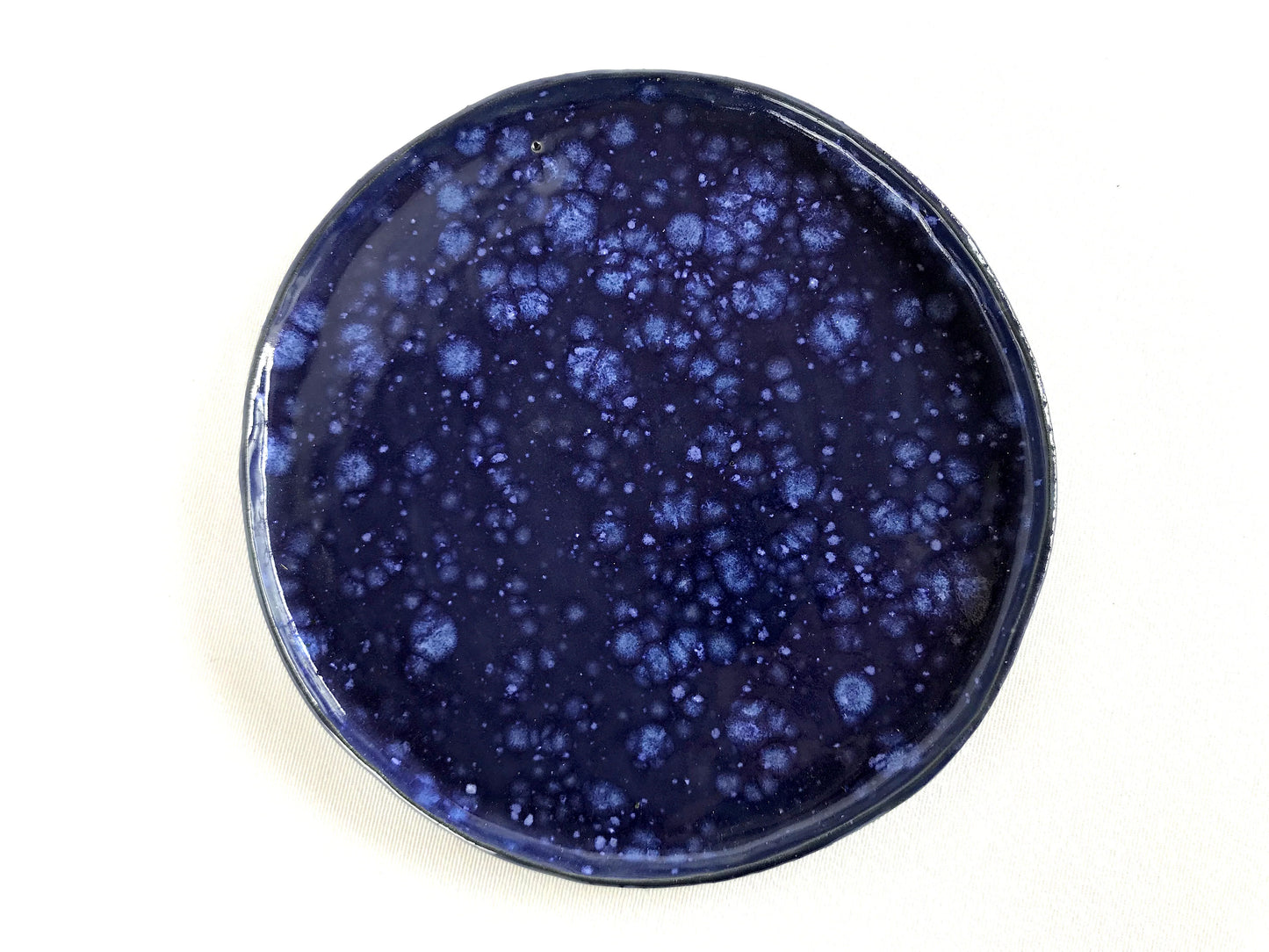 Deep Navy Galaxy Flat Plate