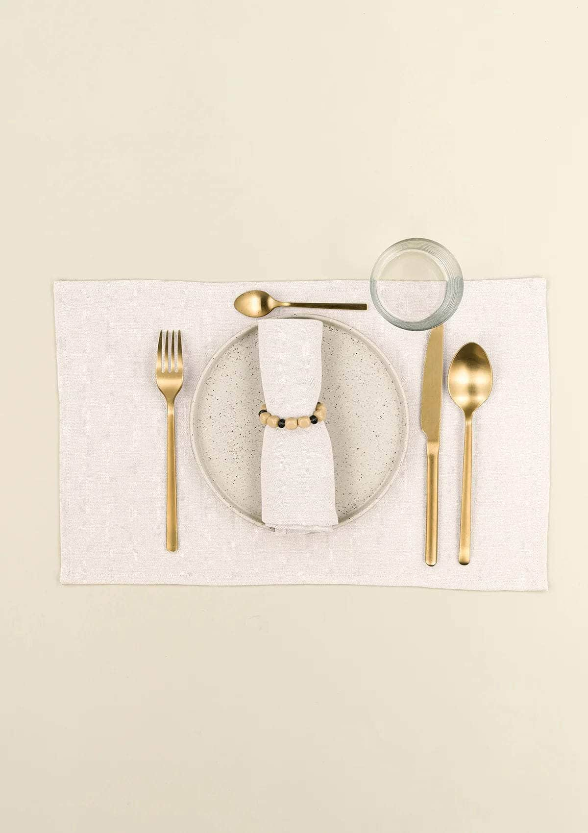 The Ivory Linen Placemat