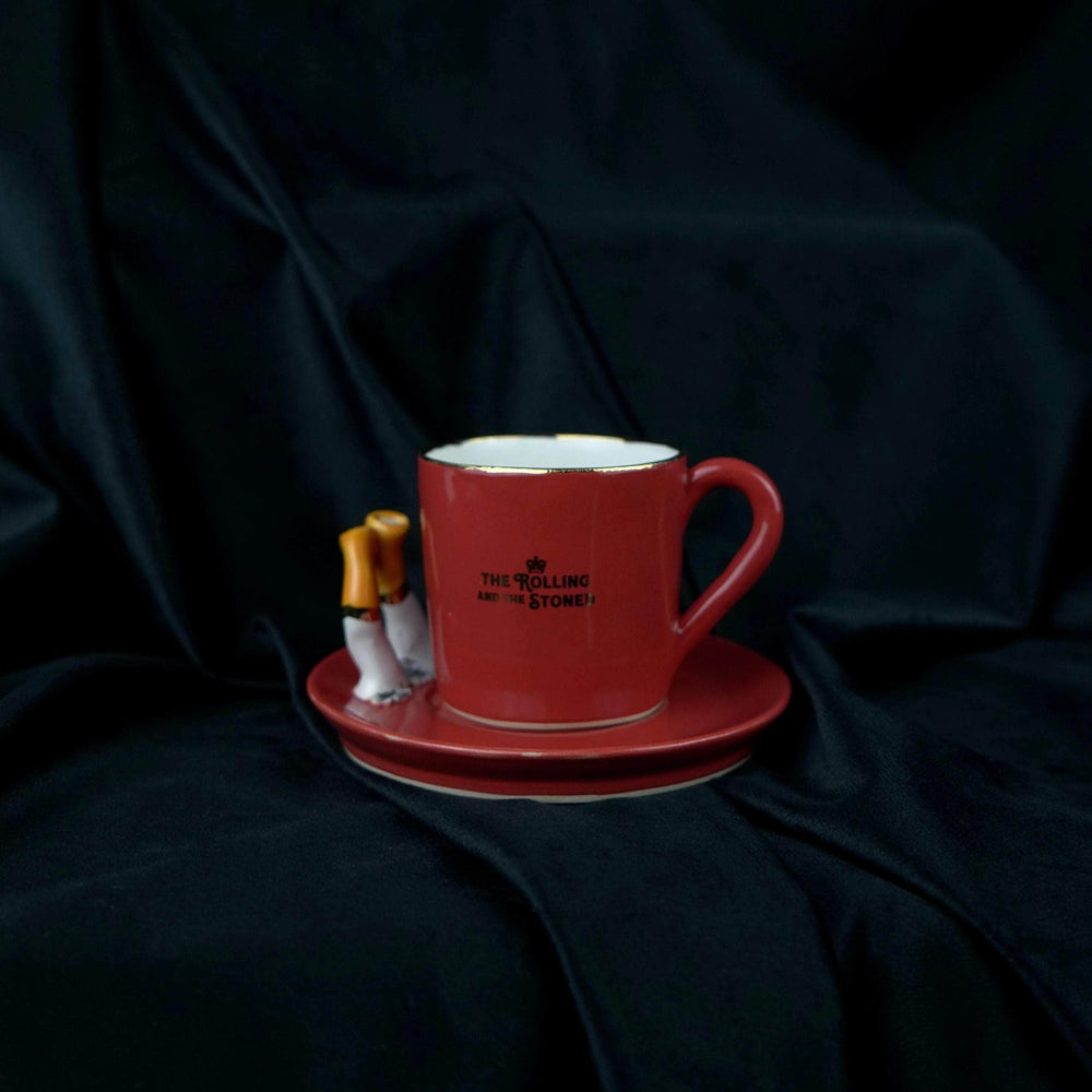 Pair of Ciggy's Espresso Cup & Saucer