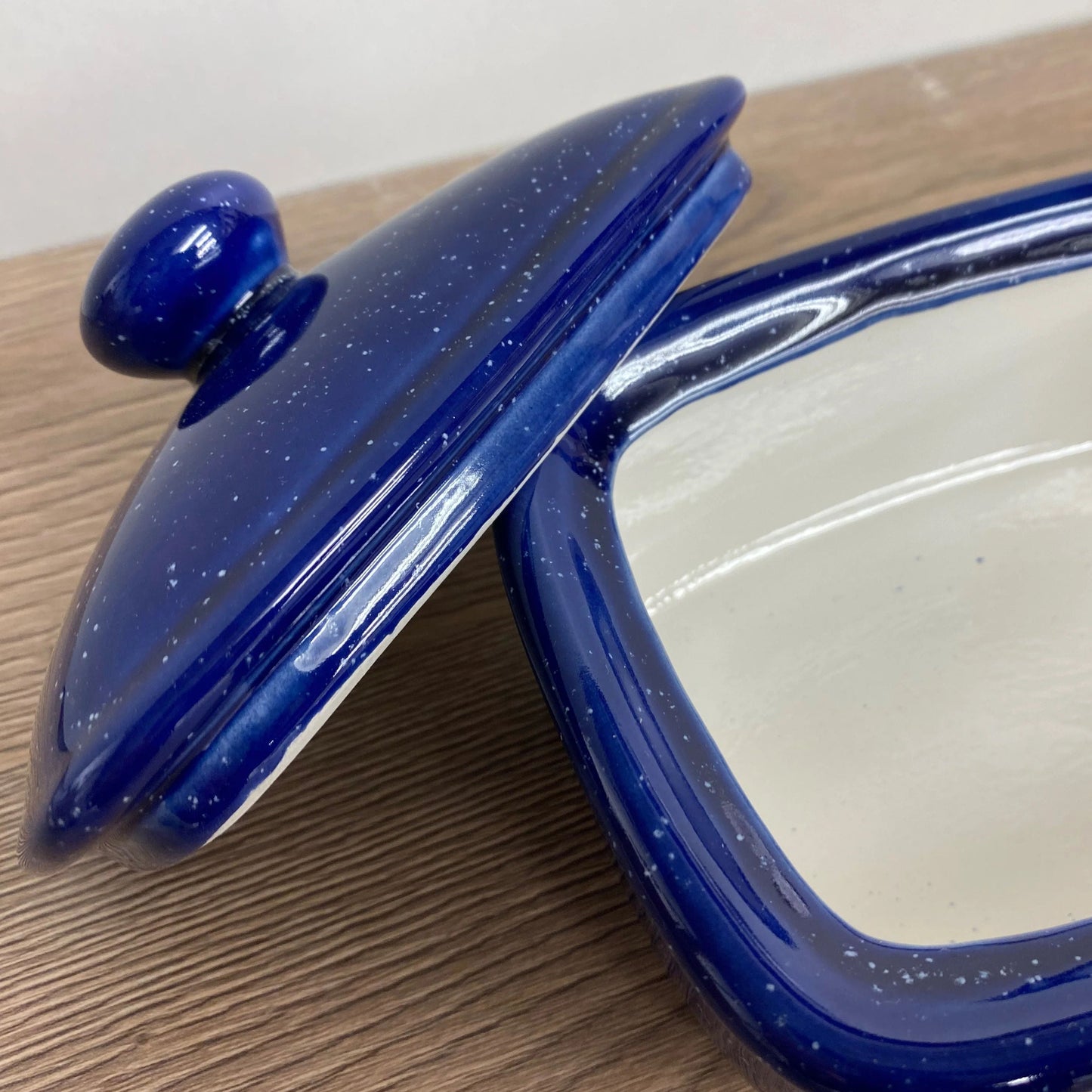 Butter Dish with Lid - Night Sky Glaze