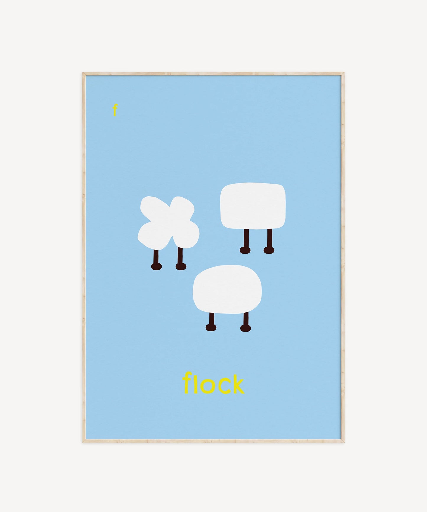 F for Flock Print